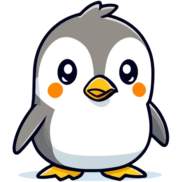An angry penguin emoji