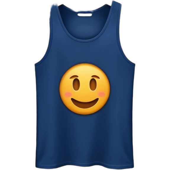 navy blue tank top on a hanger emoji