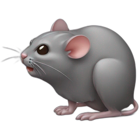 chat mange souris emoji