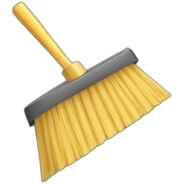 hand broom and dustpan emoji