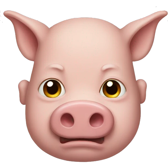 Pig man emoji