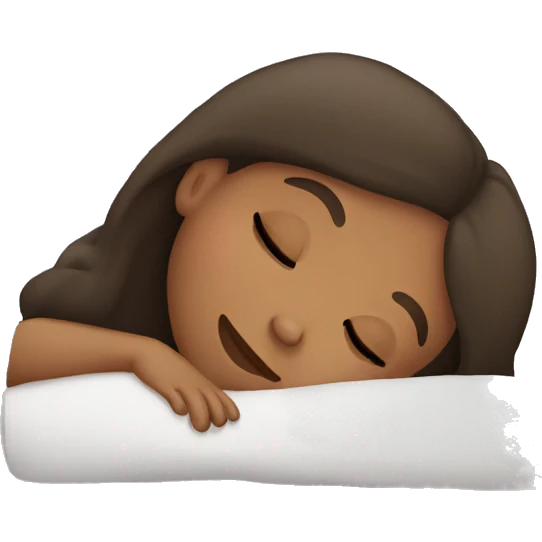 girl sleeping emoji