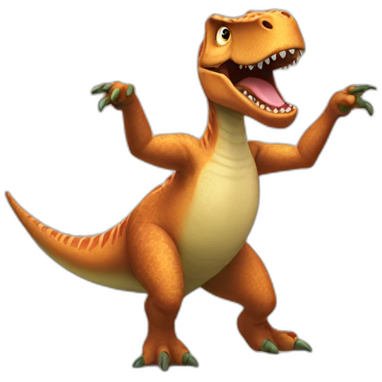 dinosaurio dancing emoji