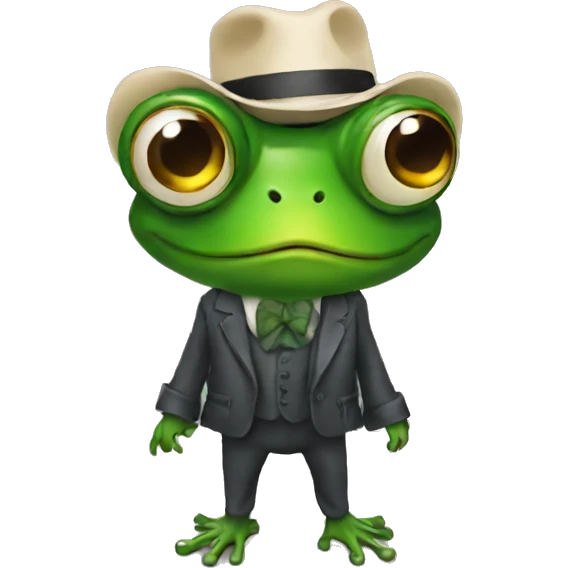 frog pimp walk emoji