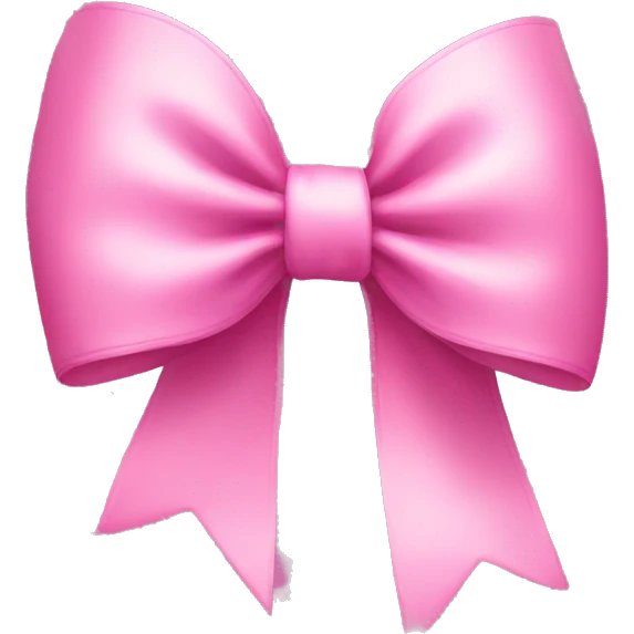 Pink bow emoji
