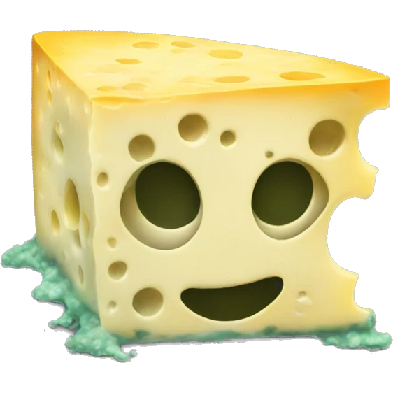 moldy cheese emoji