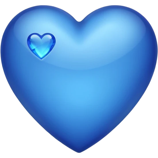 blue heart with "Re" label emoji