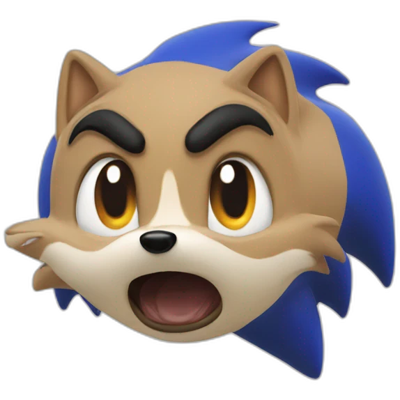 Sonic the hedgehog  emoji