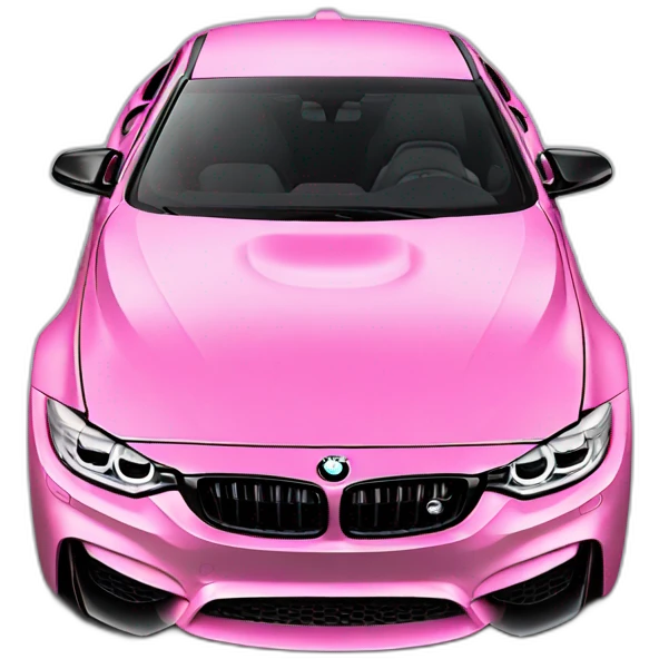 BMW M4 pink  emoji