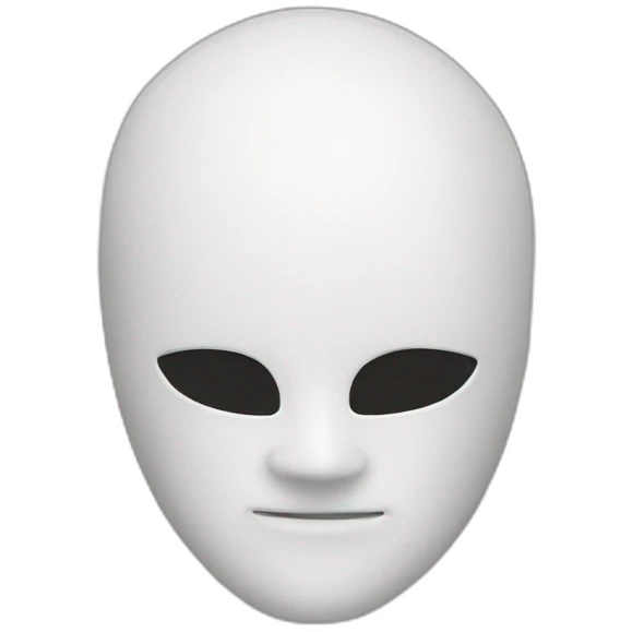 mask white emoji