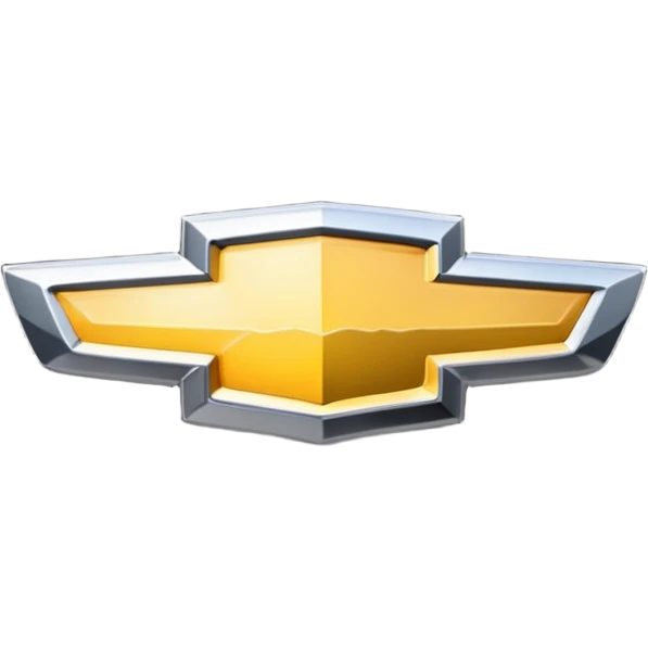 Chevrolet logo black instead of gold emoji