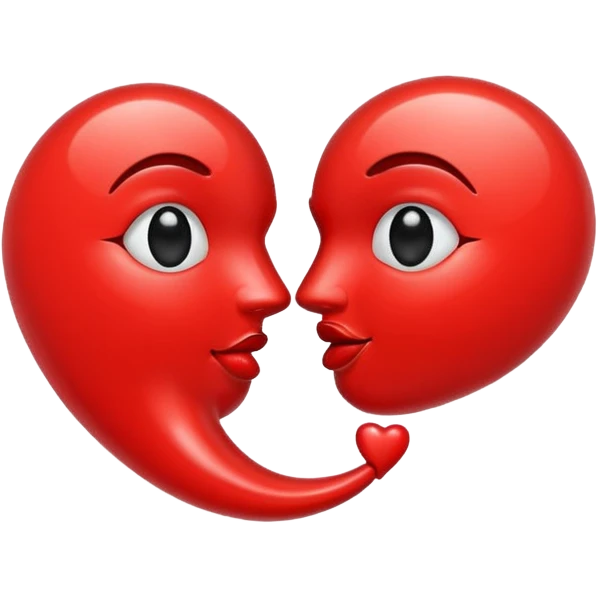 Question mark with a kiss  emoji