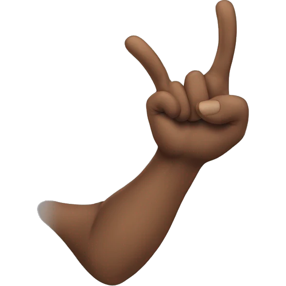 Whip gesture emoji