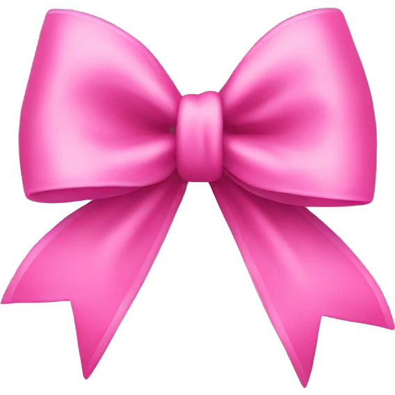 pink bow emoji
