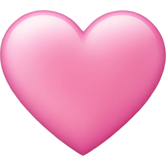 Pink heart  emoji