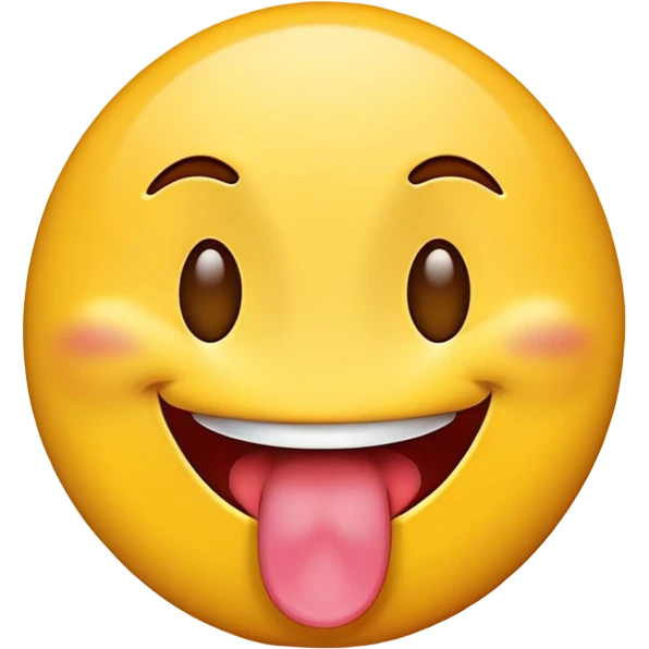 Tongue out emoji with peace sign infront of the tongue  emoji