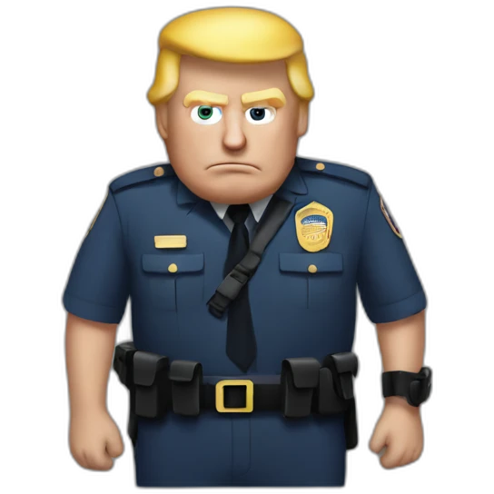 trump-getting-arrested emoji