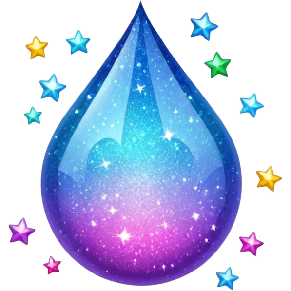 sparkling glitter emoji, shimmering effect, simple emoji
