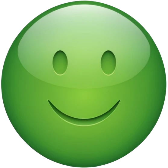 green button uı emoji