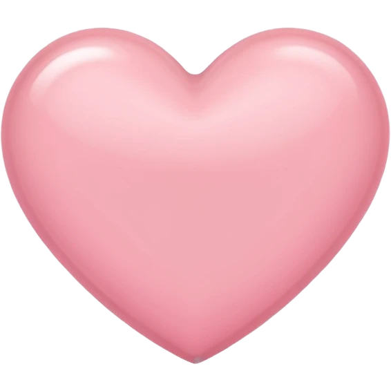 Light pink heart emoji