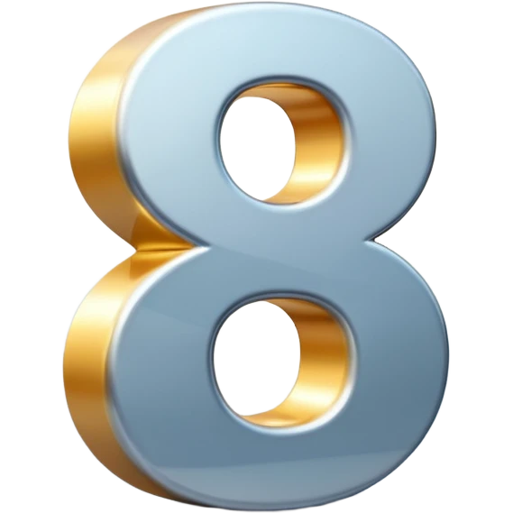 A 3D number 3 in a movie theater setting, shiny metallic surface; bright spotlights from above; cinematic glow with subtle haze; glossy, premium Hollywood countdown look; centered composition. emoji