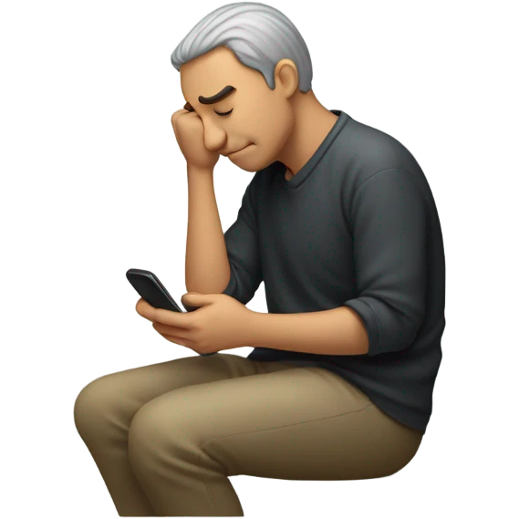 Me waiting for a response emoji