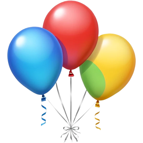 3 BALLOONS  emoji