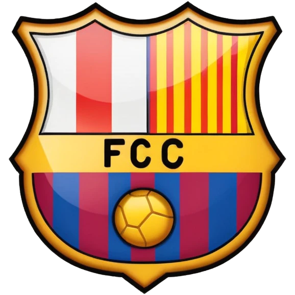 Make emojie in barca logo emoji