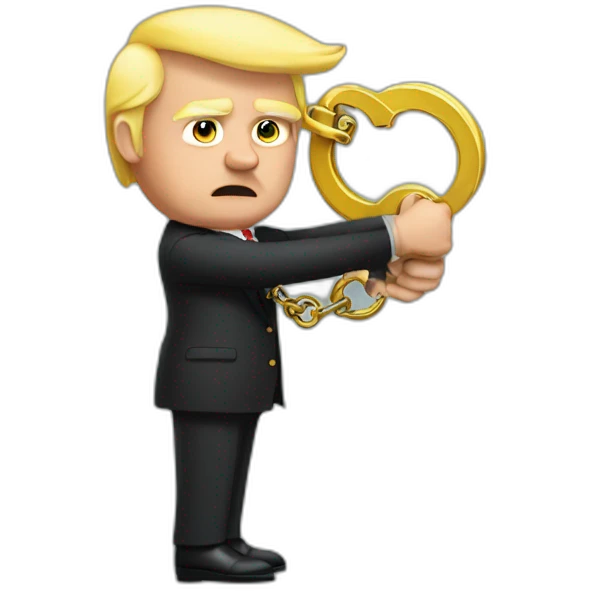 trump-in-handcuffs emoji