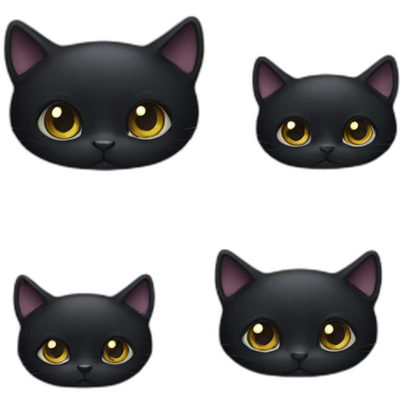 Black cat emoji