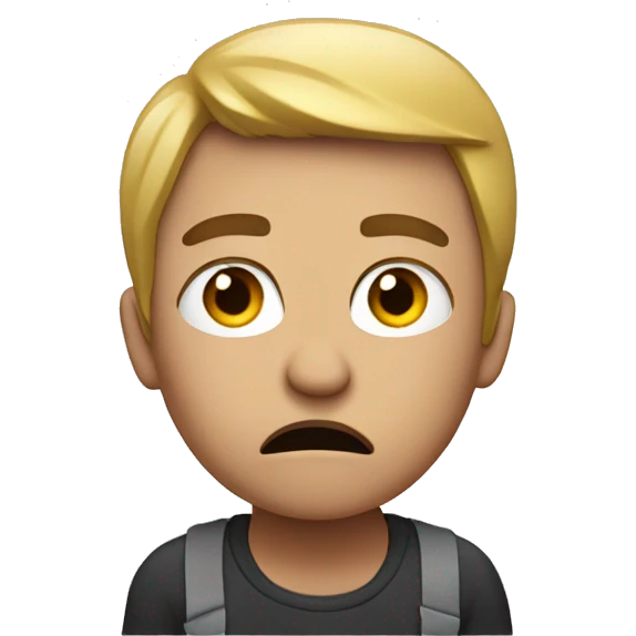 Person annoyed looking to the side emoji
