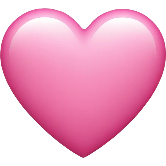 Pink heart emoji
