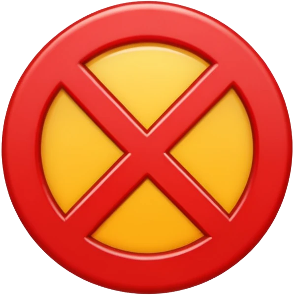 no money sign, simple, clear, no text emoji