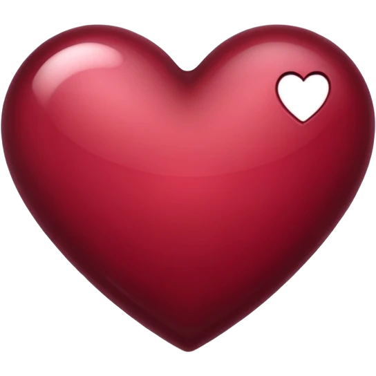 Heart burdandy emoji