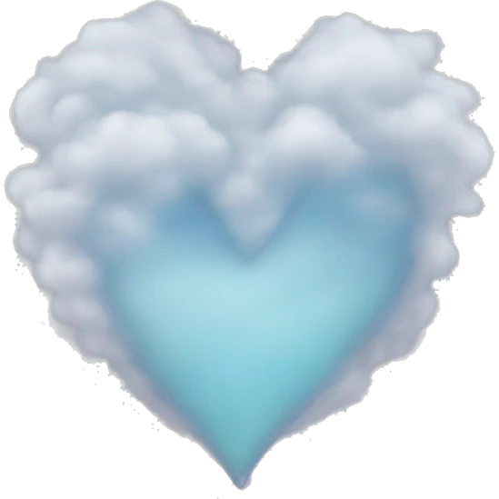 Mist aesthetic heart emoji