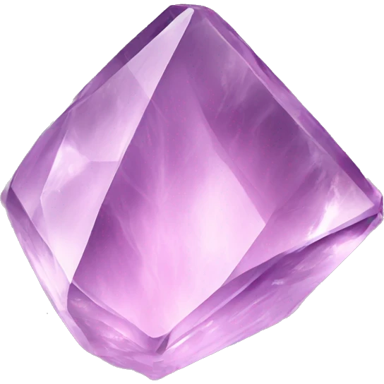 Natural kunzite crystal  emoji