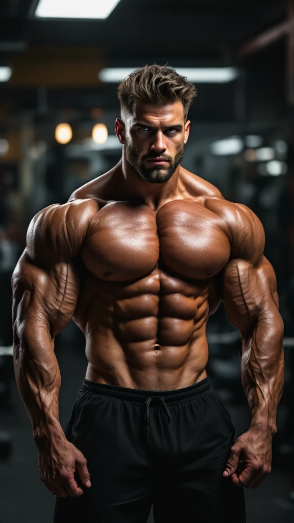 bodybuilder che dorme bene e questo gli porta tanto benessere e salute emoji