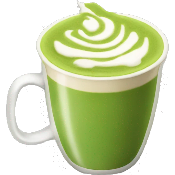 Matcha latte  emoji