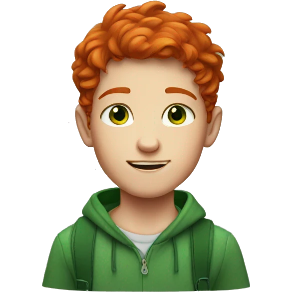 red-haired boy with freckles and green eyes emoji