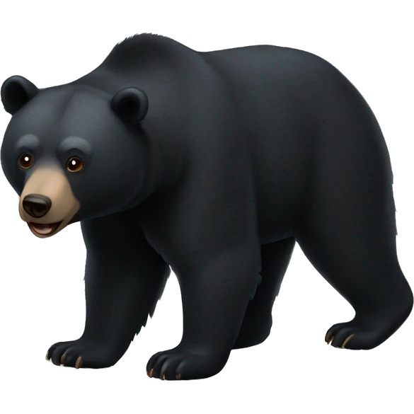 Black bear emoji