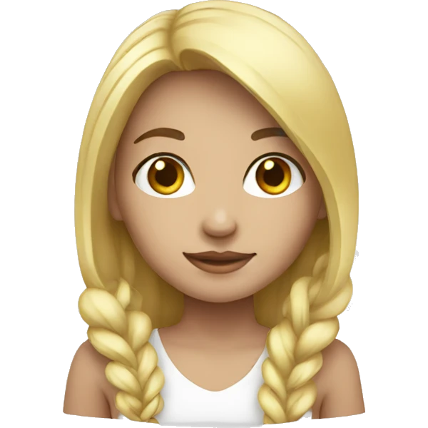Girl white  emoji