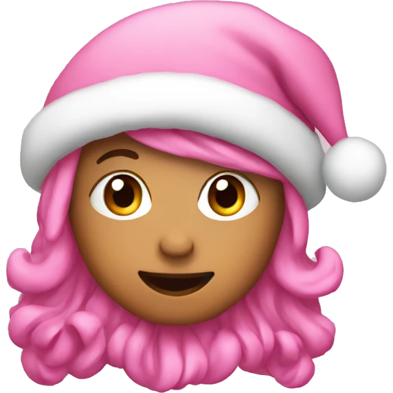 Pink christmas  emoji