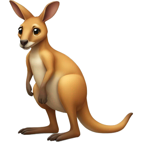 kangaroo fullbody emoji