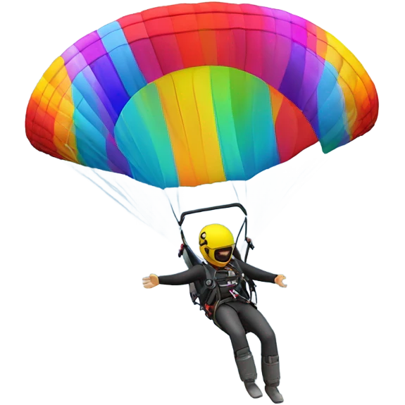 Paragliding emoji
