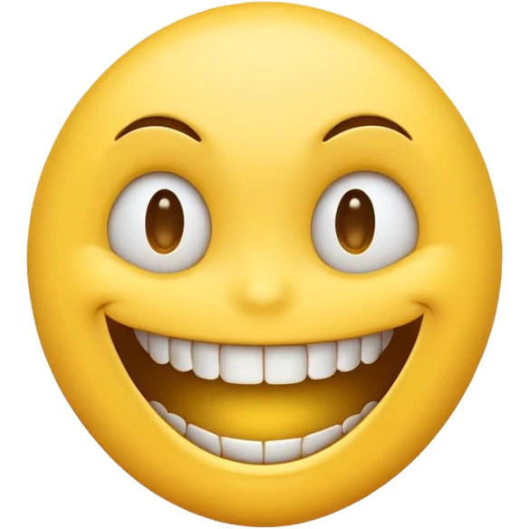 Scary smile emoji  emoji