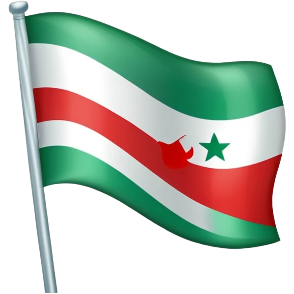Syria green flag  emoji