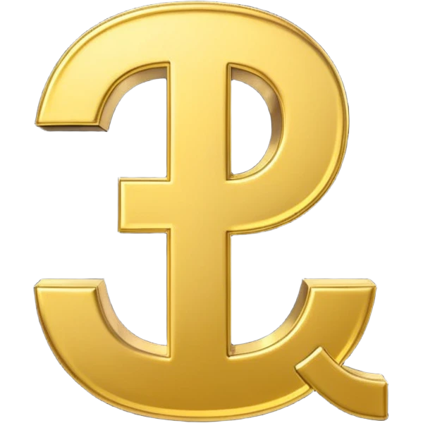 Symbole de currency en or en forme de lettre F précise, seul, 3D, brillant, style emoji simple et lisible sur fond uni. pas une autre lettre

Fcoins emoji