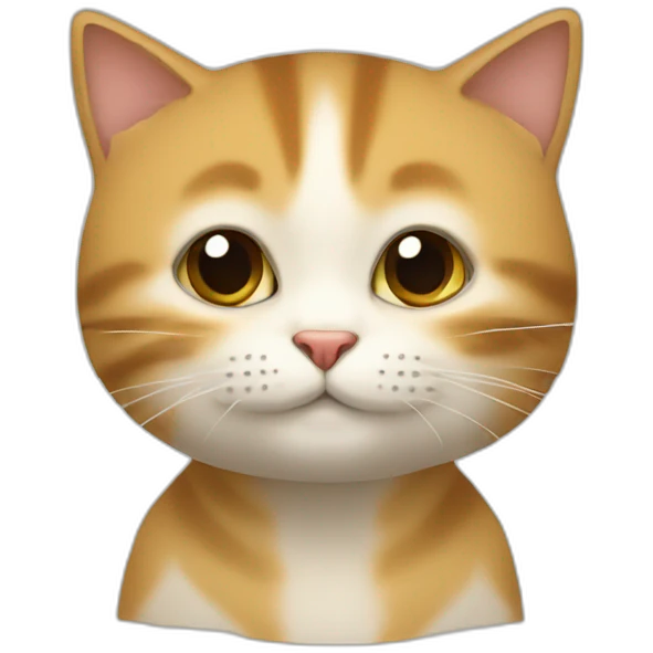 Chat qui miaule emoji