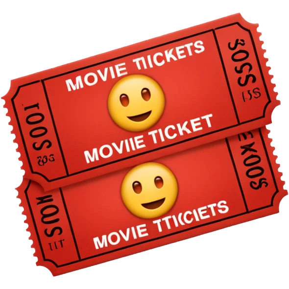 2 tickets emoji