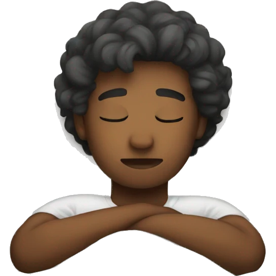 Morning with sleep emoji